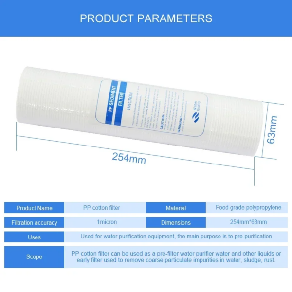 Neue PP Melt Blown Filterpatrone Großhändler für Wasseraufbereitung
