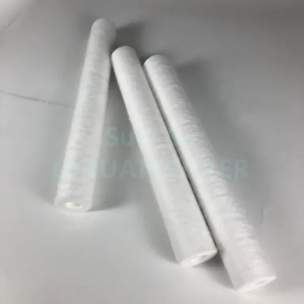10 20 30 40 inch Replacement Polypropylene fine filter depth cartridge filters with hairy orange groove smooth surface