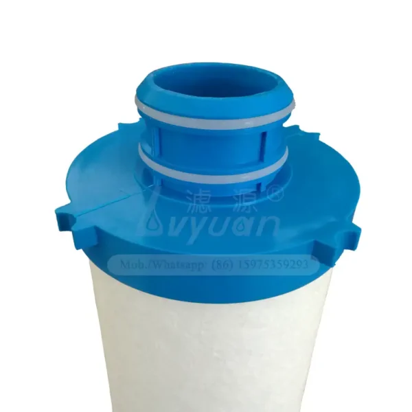 Big diameter 4.5x40 inch water filter pleated melt blown filter cartridge polypropylene filter with plastic connector code
