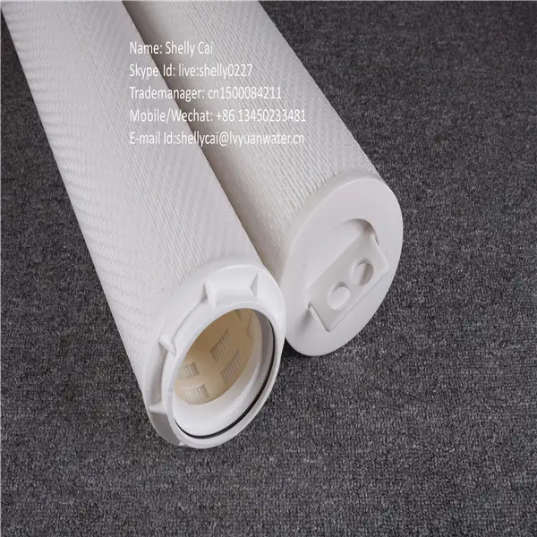 Big flow PP pleated 20 inch20 microns rate filtration sediment water filter cartridge