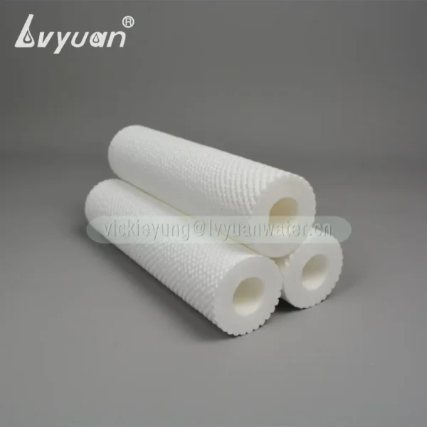 Customized sizes 1 5 10 microns melt blown series PP polypropylene water filter cartridge sediment for liquid water filter