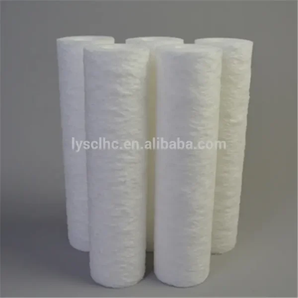 Wrinkle Hard Orange Peel Surface PP water polypropylene melt blown dept filter cartridge from Guangzhou suppliers