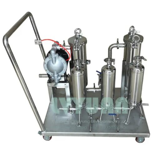 Hand Trolley Stainless Steel 10 Microns Housing Hand Trolley Stainless Steel 10 Microns Housing