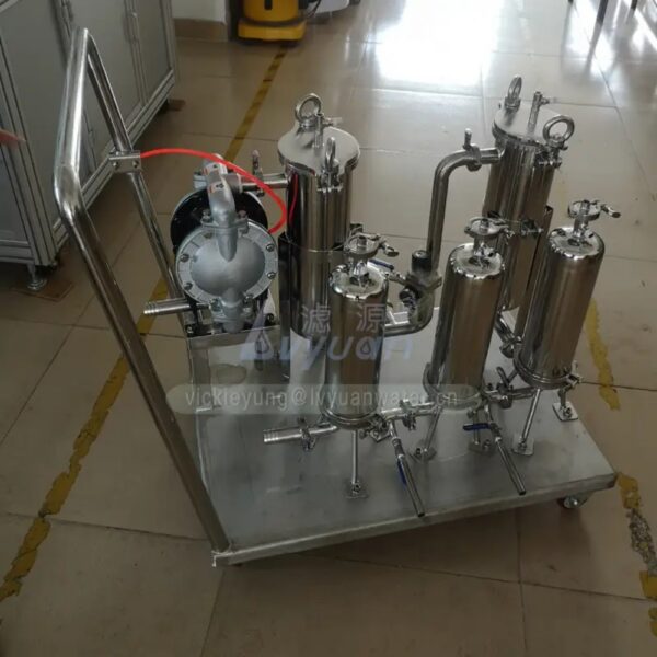 Industrial Glue Liquid Filter Stainless Steel Cartridge Filter Machine
