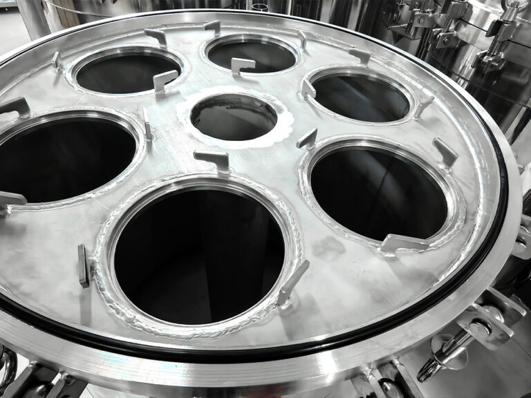 Einrichtung von Filtergehäusen für Endprodukt-Filtrationsanlagen in Brauereien