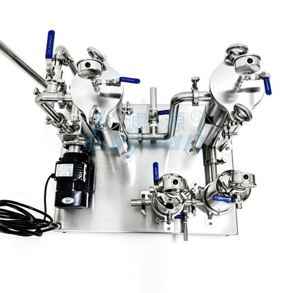 Mobile Stainless Steel Filtration Cart (6) Mobile Stainless Steel Filtration Cart (6)