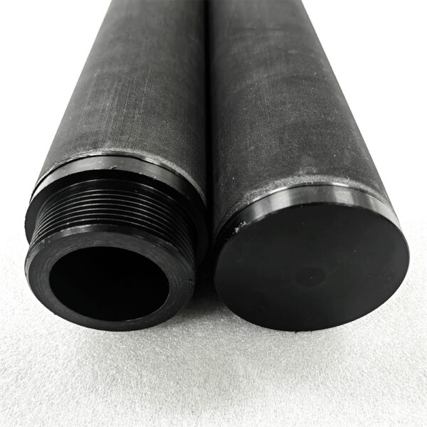 Abgasfilter-Schalldämpfer aus gesintertem, porösem Kunststoff mit Gewindeanschluss Abgasfilter-Schalldämpfer aus gesintertem, porösem Kunststoff mit Gewindeanschluss