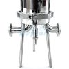 Gehäuse für einen hygienischen Patronenfilter (4) Sanitärkartuschen-Filtergehäuse