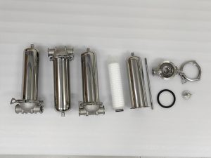 Verfahren zur hydrostatischen Prüfung neuer Filtergehäuse
