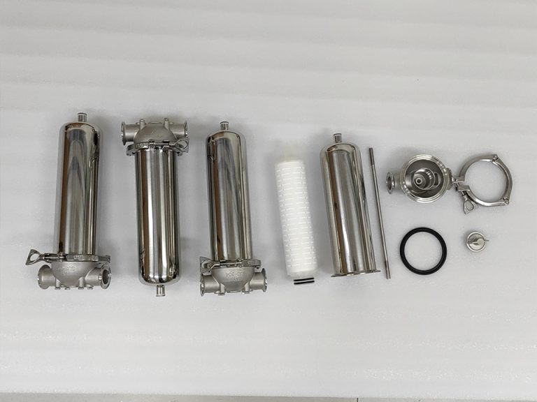 Verfahren zur hydrostatischen Prüfung neuer Filtergehäuse